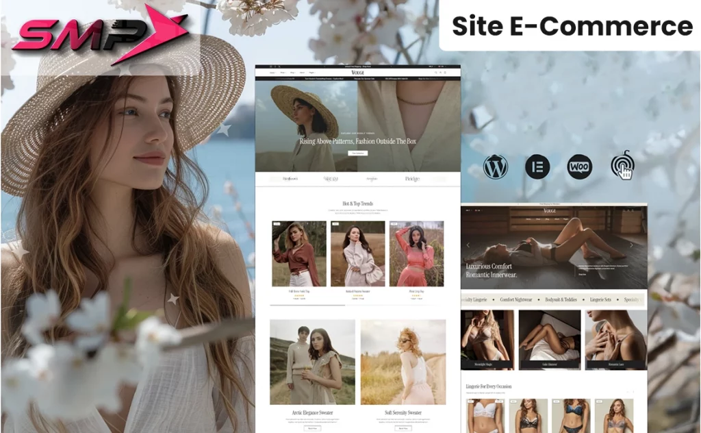 Design graphique d'un site client en Guadeloupe
